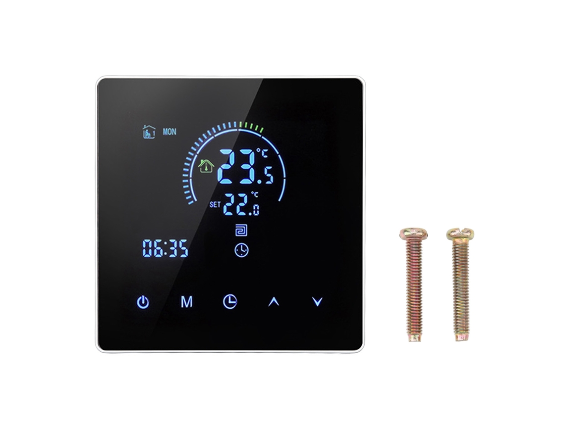 Termostato Digital Lcd De 3500 W Con Control Por Aplicación Para Caldera De Gas Tuya De 5-60 ℃.