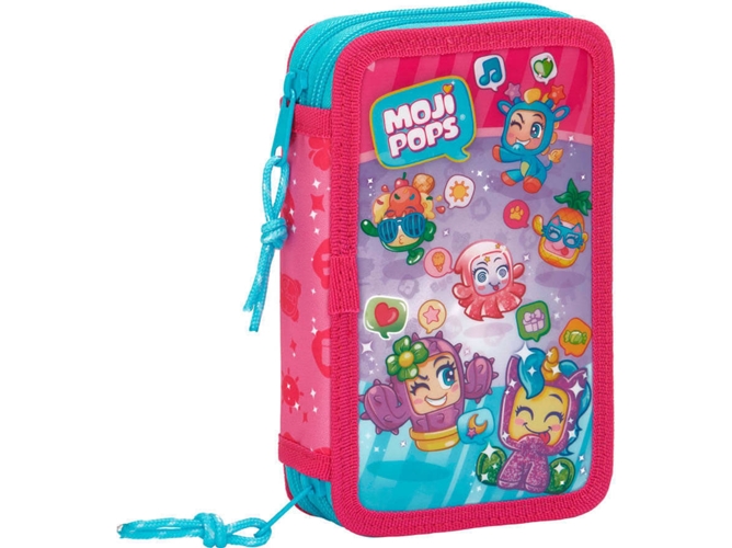 Estuche MOJIPOPS Rosa (12.5x19.5x4cm)