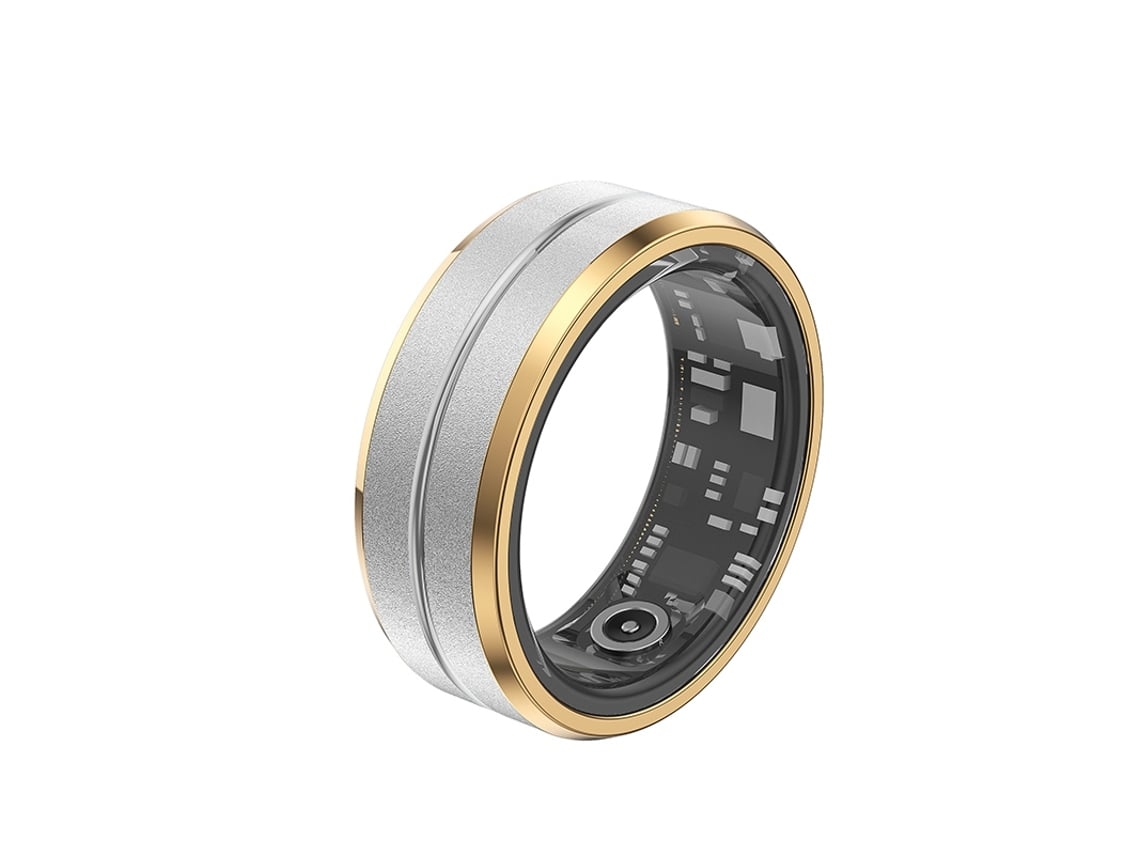Anillo inteligente deportivo de moda para hombre y mujer, 7 plateado, 1 Chennnls