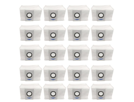 Substituição do saco de pó 20 peças para aspirador de pó ecovacs deebot x1 omni