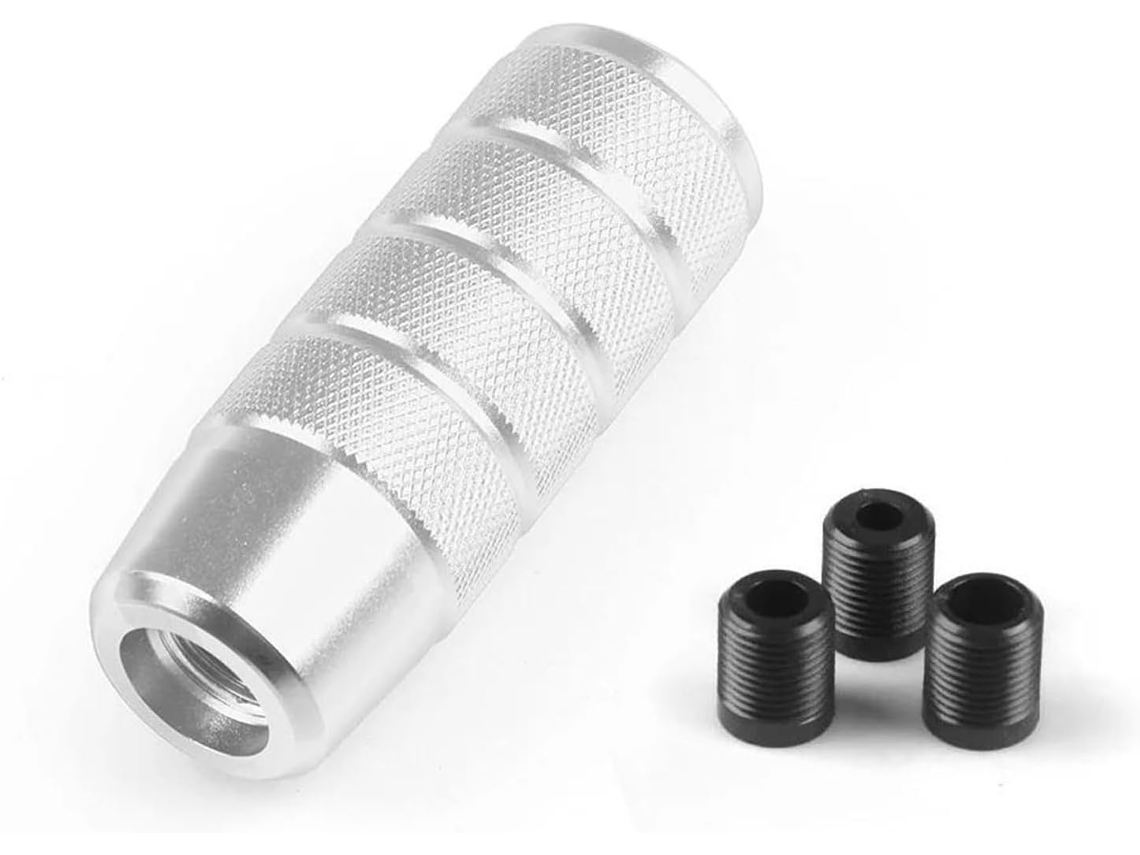Pomo De Palanca Cambios Aluminio Moleteado Para Automóviles, Universal, Antideslizante, 95 Mm, Transmisión