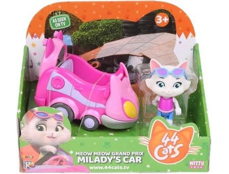 Milady Con 44 gatos coche smoby cats edad minima 3 años rosa incluye 180211