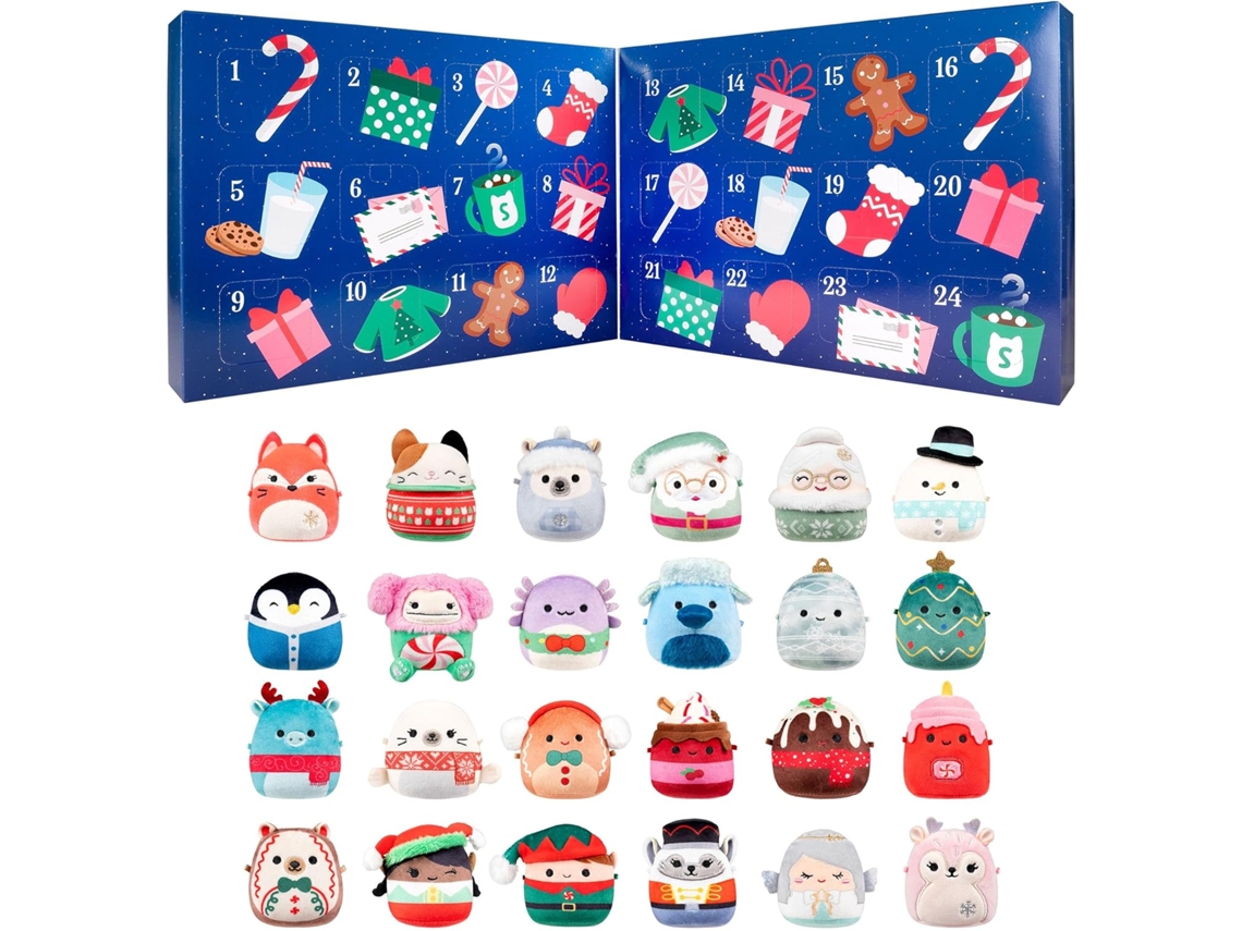 Calendario de Adviento de Micromallows 2026, Calendario de Juguetes con Cuenta Regresiva para Navidad Aeuzwr (verde)
