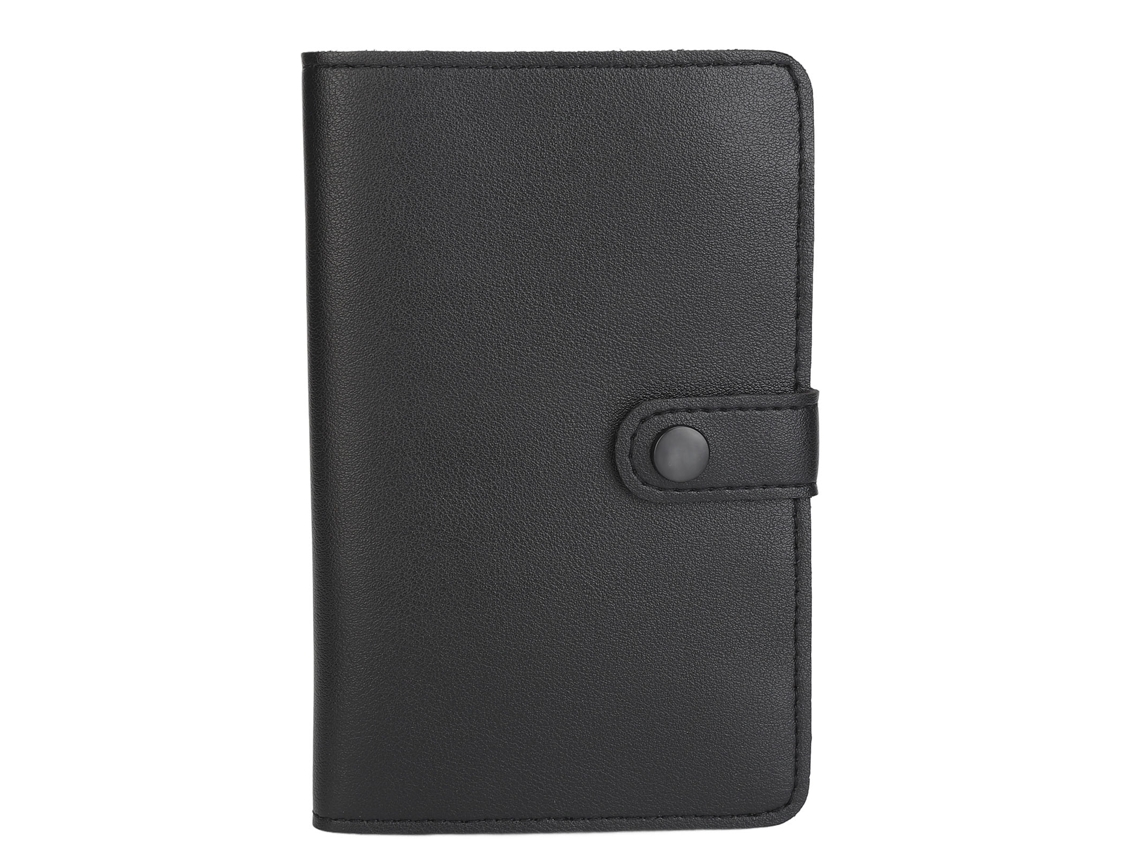 Bolsa Organizadora Para Brocas De Taladro Dremel Con 37 Ranuras, Portátil, Multifuncional, De Cuero Sintético Pu Negro.