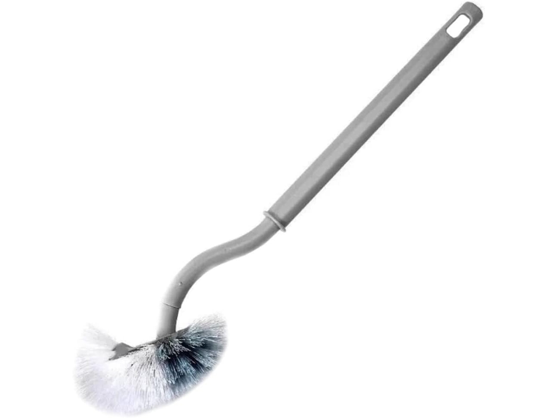Juego de limpieza ergonómico de 2 piezas para inodoros de pared con gancho largo. Gokoco