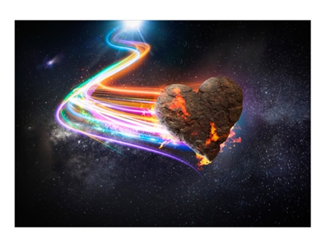 Papel de Pared ARTGEIST Love Meteorite (Colourful) (450x315)