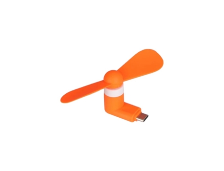 GOEIK BY PC GO Mini ventilador portátil USB tipo C naranja