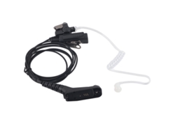 Auriculares con micrófono de garganta y botón PTT