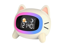 Reloj infantil recargable con reproductor de música Bluetooth portátil, diseño seguro y atractivo para habitaciones infantiles.