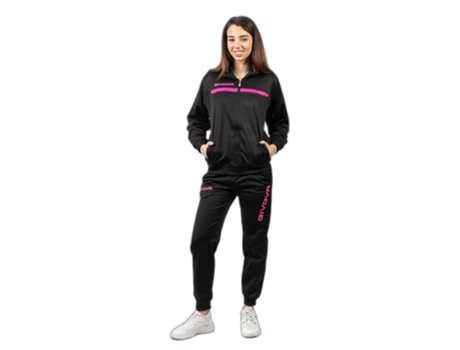 Chándal para Mujer GIVOVA (3XL - Negro)