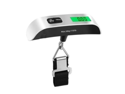 Báscula Digital Lcd Portátil, Báscula Electrónica Para Equipaje De 110 Lb/50 Kg