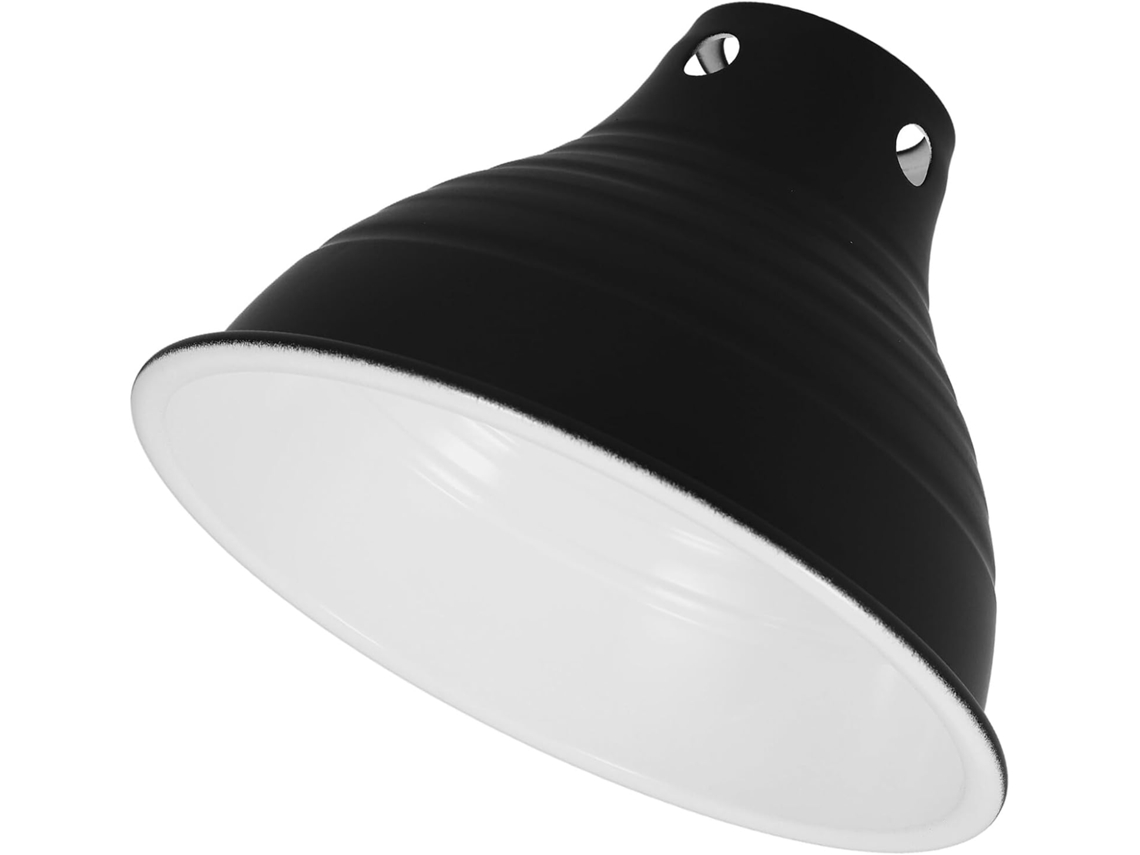 Lámpara calefactora para reptiles con aislamiento, reflector blanco e interior negro: protección y ahorro. SFUSHOS