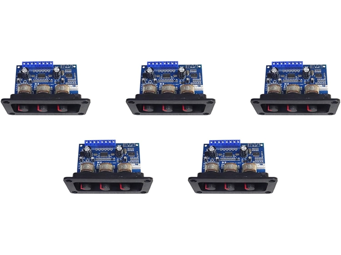 Placa Amplificadora De Potencia Digital 5x, 2 Canales, 2 X 25 W + 50 W.
