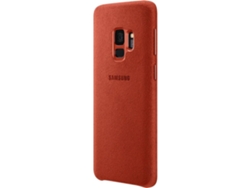 Carcasa SAMSUNG Galaxy S9 Alcantara Rojo
