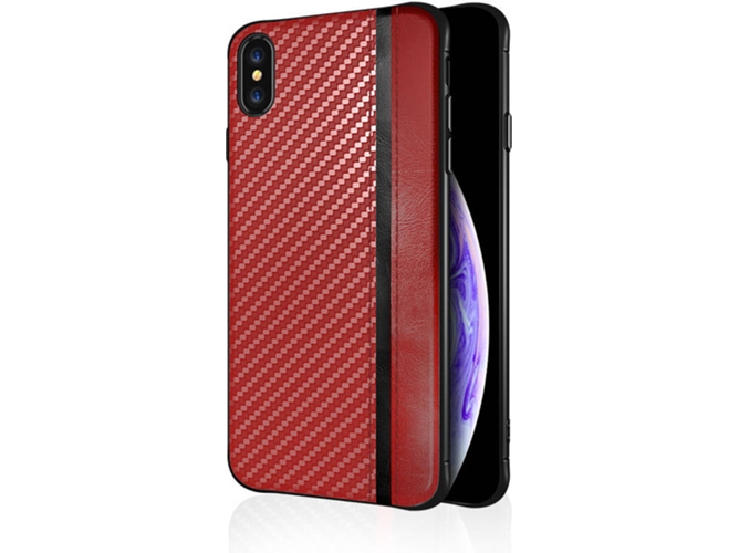 Funda iPhone XS Max WISETONY Jinuoshuma-32 Rojo