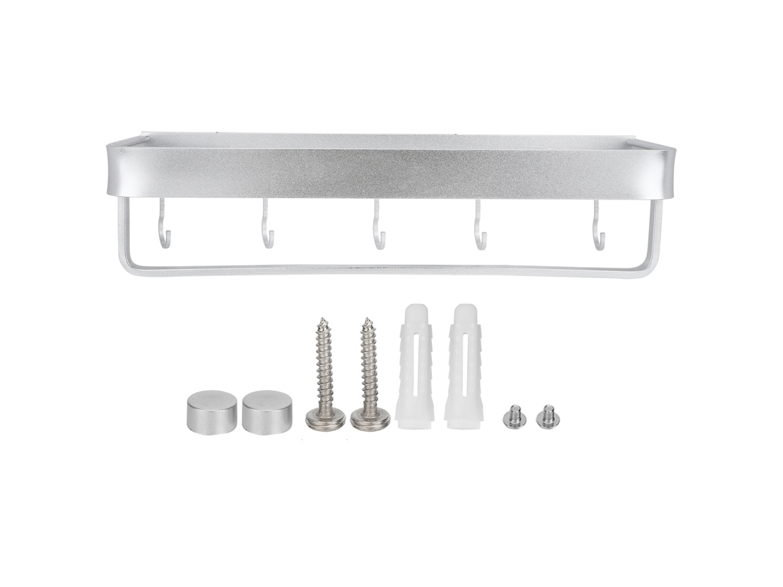 Repisa de pared para baño con organizador y soporte de almacenamiento, accesorios de baño