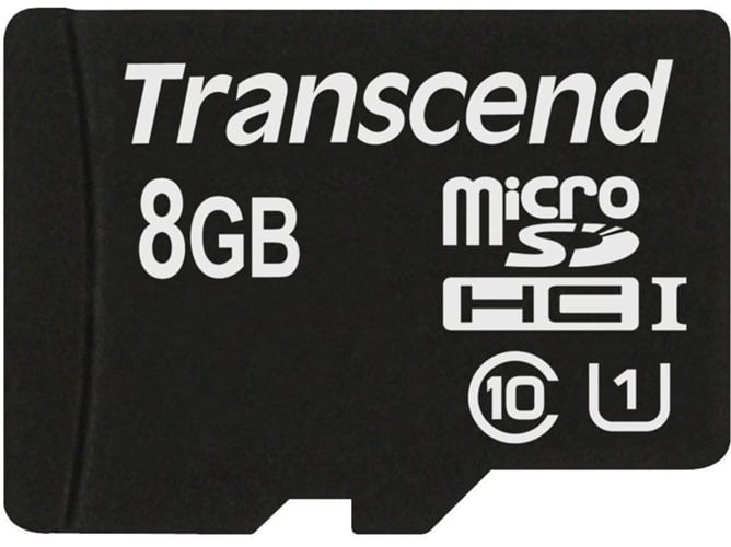 Tarjeta de Memoria TRANSCEND 8GB MicroSDHC Class 10 UHS-I