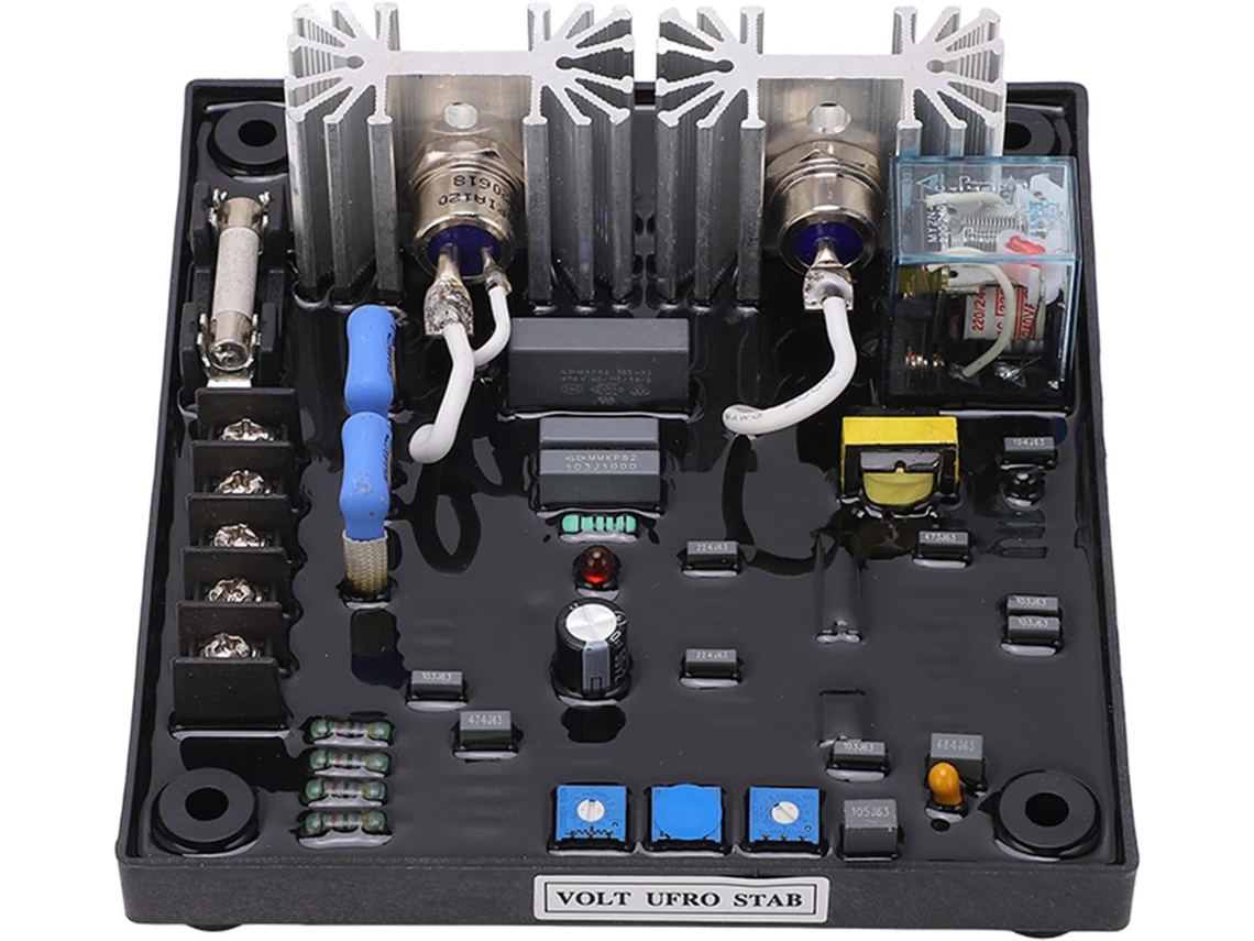 Condensadores Estables Para Generadores Avr, Estabilizador Eléctrico, Fusible De 180-240 V Y 30 A.