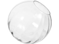 Globo De Cristal De Repuesto Para Lámpara Colgante Con Diseño Vertical, Luminoso Y Elegante.