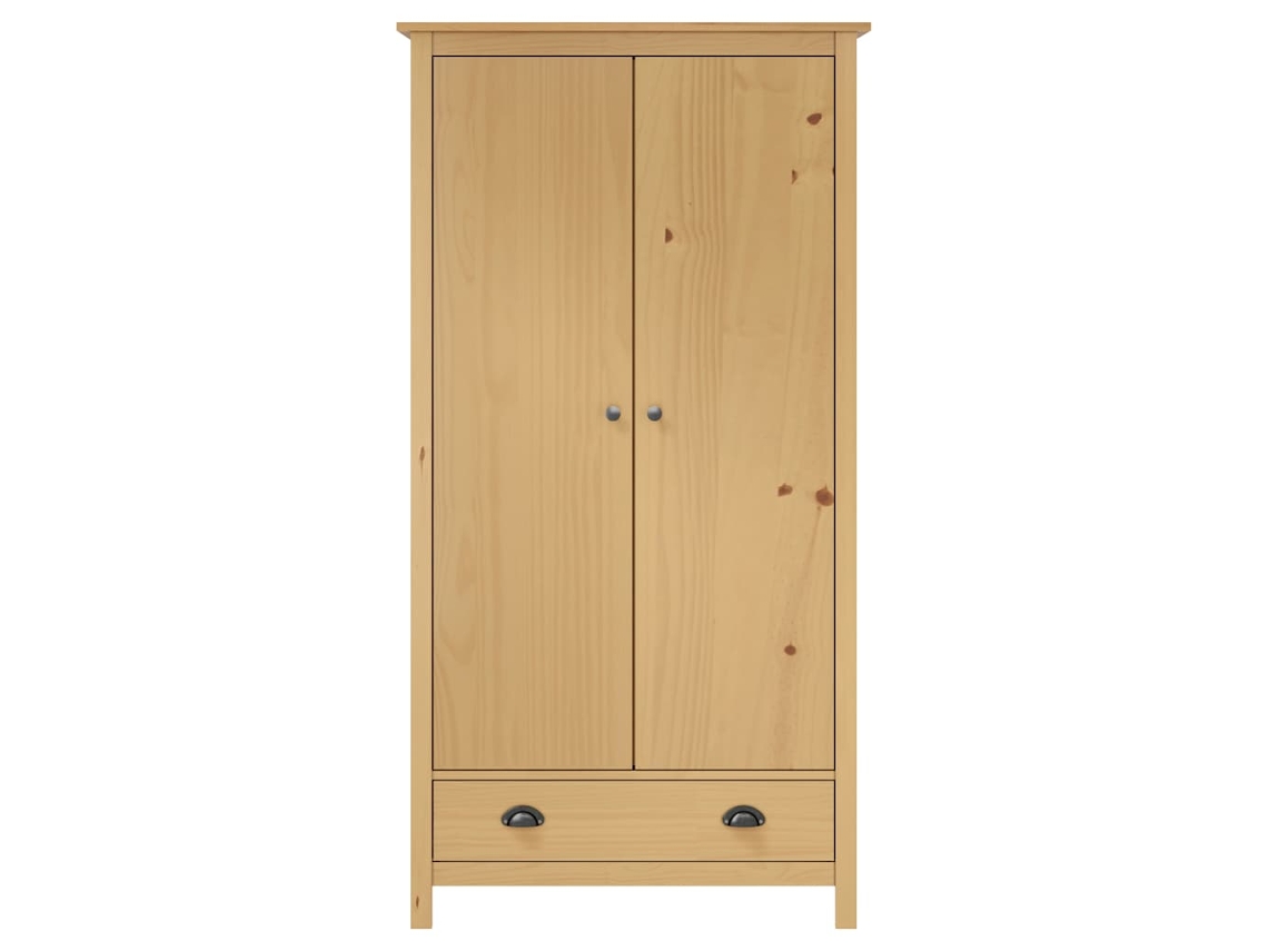 Armario Hill de 2 puertas 89x50x170 cm Pino macizo MAISON EXCLUSIVE
