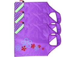 Paquete 3 De Bolsas Compras Plegables Y Lavables