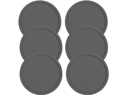 6 Soportes De Silicona Para Jarrones Con Base Antideslizante Gris Para Fiestas, Hogar Y Oficina.