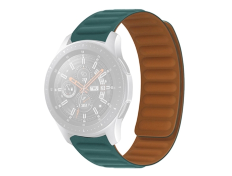 Correa de Silicona magnético para Samsung Galaxy Watch 5 40mm/44mm/Watch 5 Pro 45mm - verde pavo real