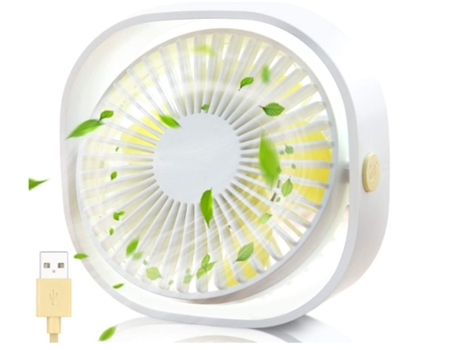Mini ventilador ventilador de escritorio USB personal pequeño ventilador de refrigeración de escritorio portátil alimentado por USB de 3 velocidade...