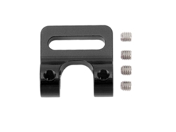Guía De Cable Modular De Aluminio 1/10 Rc Crawler Parachoques Tubular Ajustable Negro Accesorio Rc