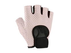 Jinwei-guantes De Entrenamiento Transpirables Antideslizantes Para Levantamiento De Pesas Medias Dedo Para Mujer Xg31 Rosa M