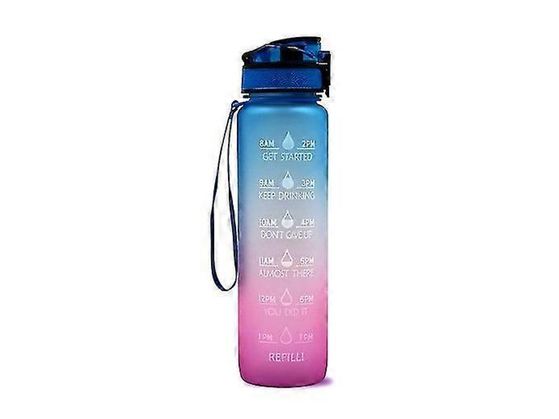 Botella De Agua De 1l, Botellas Deportivas De Polipropileno, Gradiente Rosewell