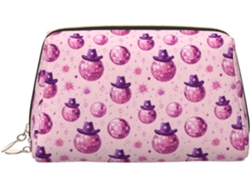 Neceser De Viaje Cuero Organizador Para Mujer Diseño Estampado Vacaciones