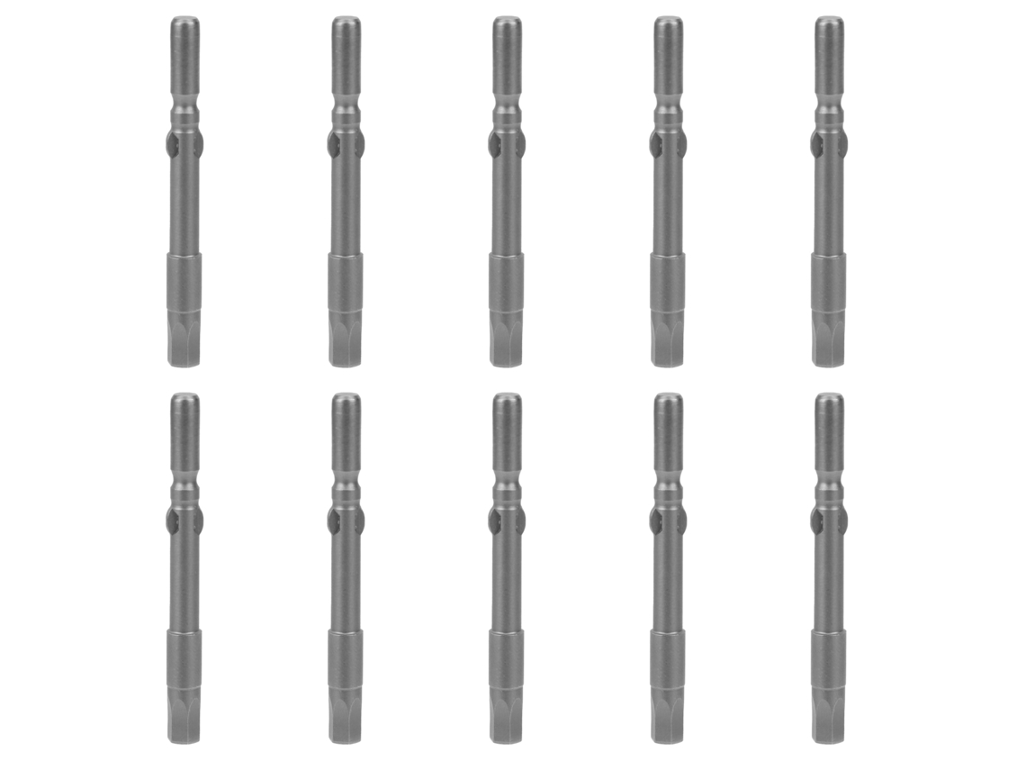 10 Puntas Hexagonales De 5 Mm Para Destornillador Eléctrico, De Acero Magnético S2, Accesorios De Alta Resistencia.