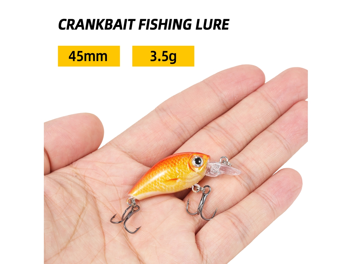 Taruor 45mm 3.5g Minnow Crankbait Lure Artificial Hard Bait Swimbait Para Pesca De Carpa