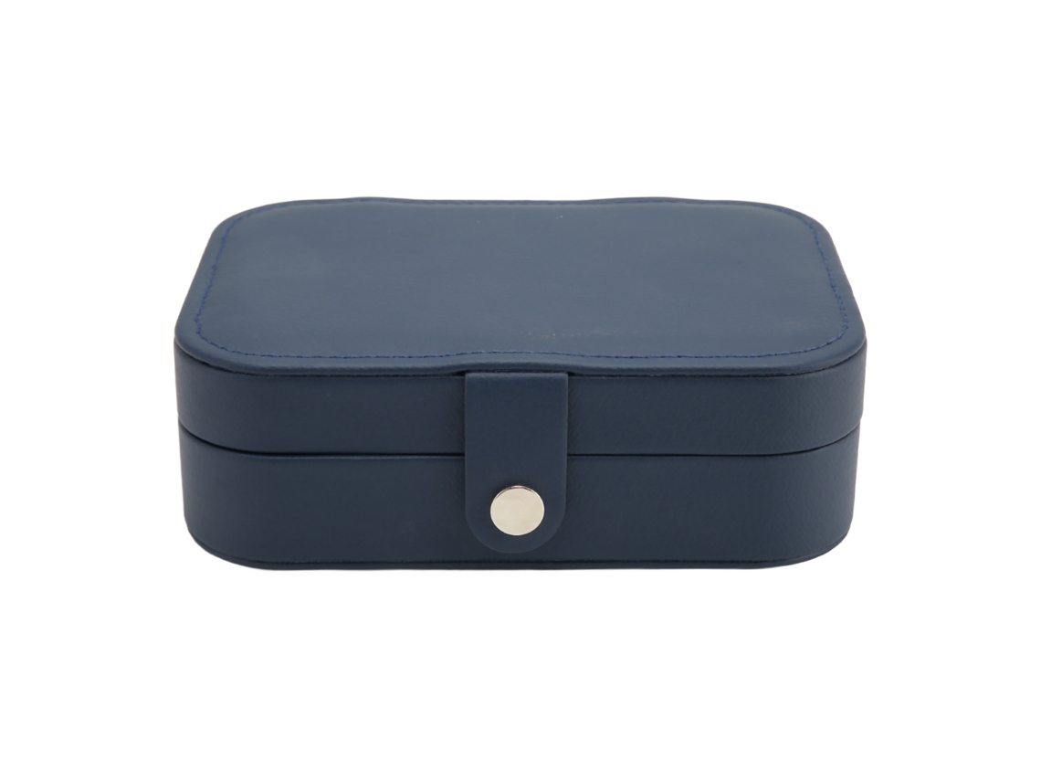 Joyero Portátil De Piel Sintética Con 2 Capas, Organizador De Viaje De Gran Capacidad.
