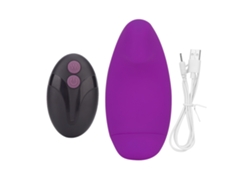 Mini Control Remoto Inalámbrico Usb Recargable Vibrador Para Mujeres Juguete Adulto Morado