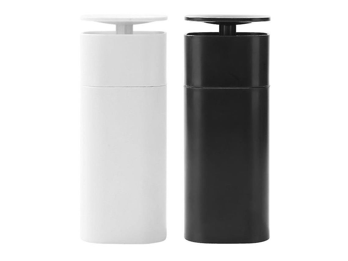 Botella Con Dosificador A Presión Para Desmaquillante, Jabón Líquido, Loción - 1 Unidad Blanco/negro