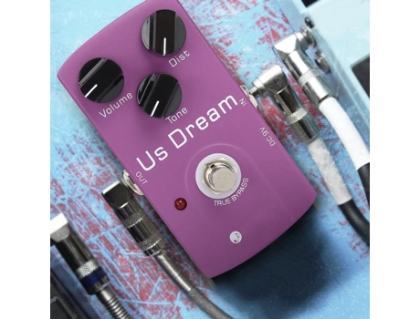 Pedal de efecto de guitarra Joyo Jf-34 Pedal de dispositivo de efecto de guitarra de distorsión americana para guitarra