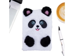 Agenda de bordado A5 para niñas, agenda con panda de peluche para dibujar y escribir, regalos para niños