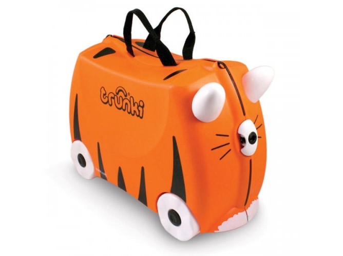 Maleta de Viaje Infantil TRUNKI Tipu Tigre (46 x 20 x 31 cm - 18 L)