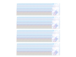 100 Bolsas De Embalaje Holográficas Iridiscentes Resellables De 7x10 Cm Con Efecto Holográfico, Reutilizables E Impermeables.