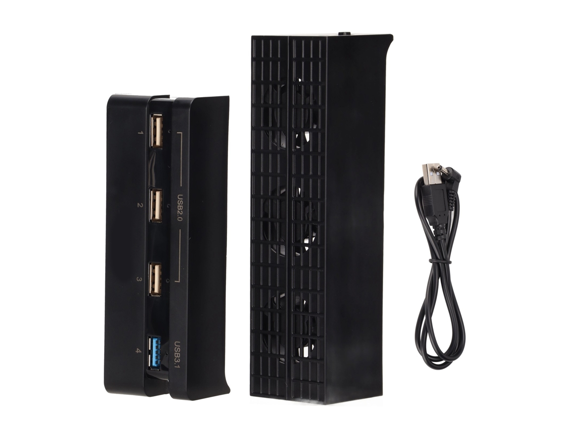 Ventilador de refrigeración para PS4 con concentrador USB CHABERLU