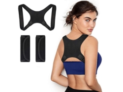 Correcctor De Postura Para Hombres Y Mujeres Ajustable Con Almohadillas Para Hombros Y Espalda