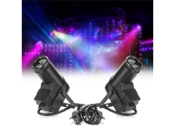 Foco De Escenario Led Rgbw De 30 W Con Enchufe Europeo Y Dmx512, 6 Canales, Ideal Para Dj, Discotecas, Fiestas, Karaokes