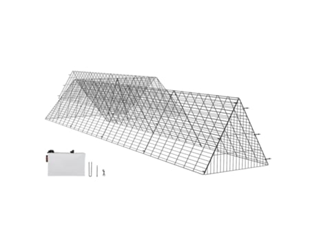 Túneles para pollos VEVOR Túneles para pollos portátiles de 287x78,7x24,2 pulgadas para exteriores