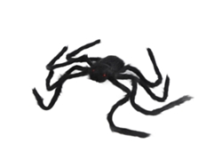 Araña Gigante Negra Decorada Para Halloween, Reutilizable, Juguete De Peluche De 90 Cm Para Uso En Interiores Y Exteriores.