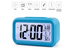 Reloj LED digital con alarma y pantalla de temperatura