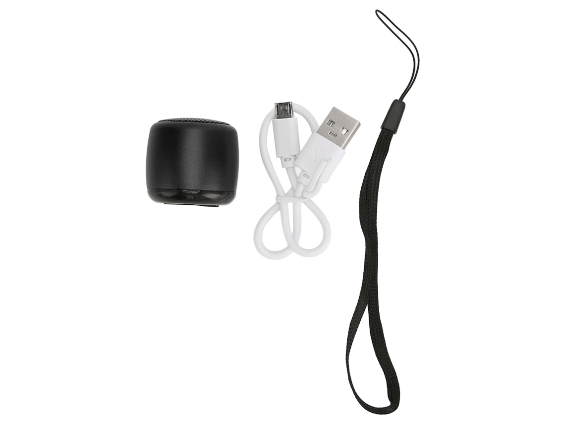 Mini Altavoz Bluetooth Con Subwoofer, Recargable Por Usb, Portátil, Inalámbrico Para Teléfono Móvil, Tableta, Pc - Negro