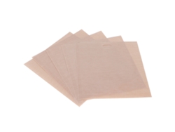 5 Bolsas Reutilizables Antiadherentes Para Tostadas, Aptas Para Microondas, Horno, Barbacoa Y Repostería, 16x18 Cm.