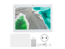 Tablet de 10 pulgadas, ocho núcleos, IPS, pantalla HD, ideal para leer y ver películas, luz dorada